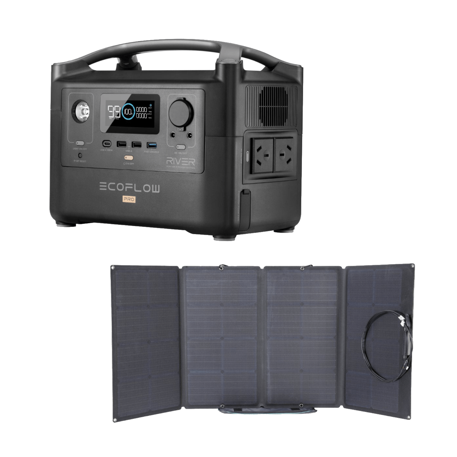 Adventurer Bundle – EcoFlow River Pro and EcoFlow 160w Solar – FORT AMP